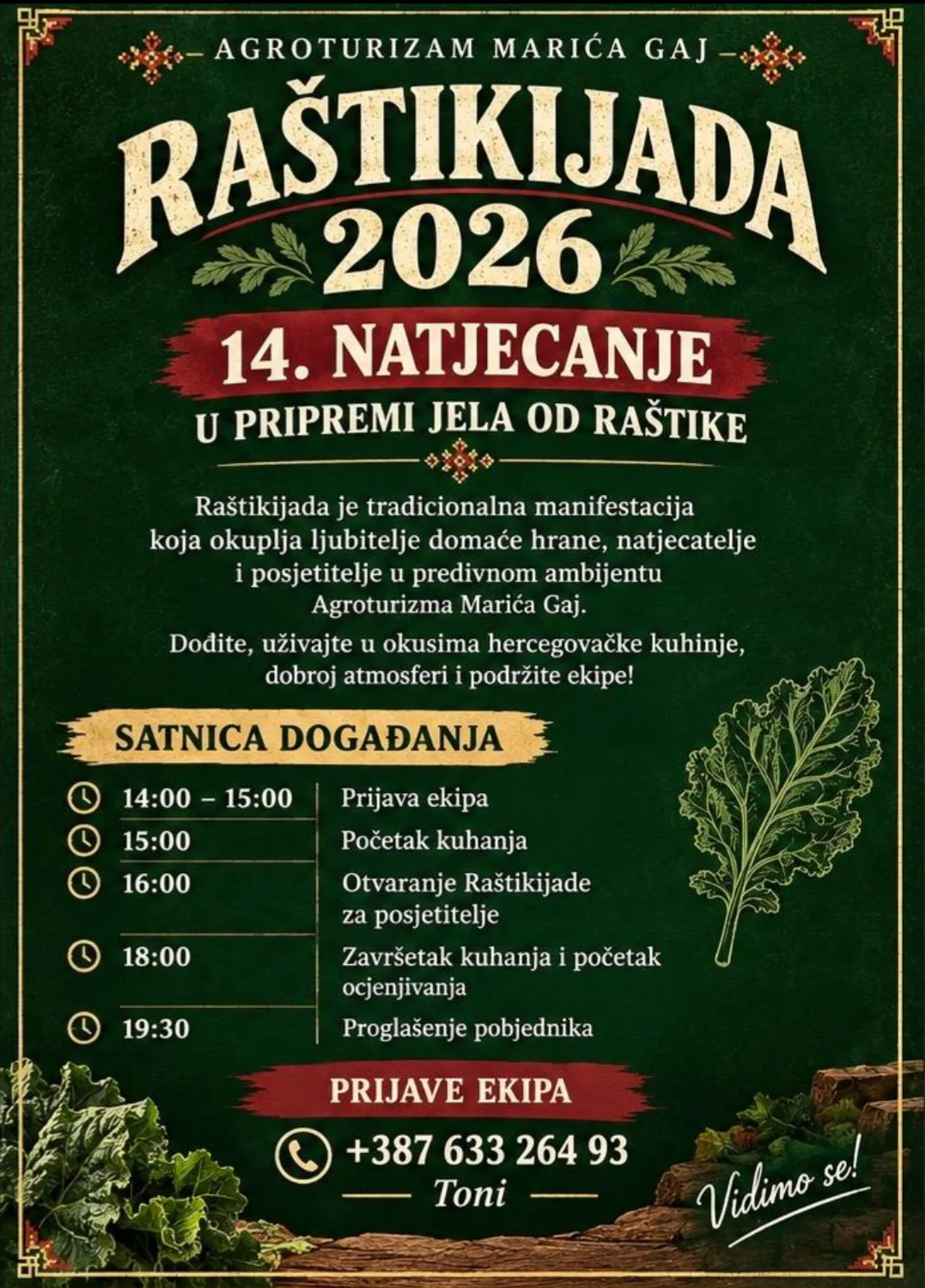 31. listopada održat će se 14. Raštikijada, prijavite svoju ekipu
