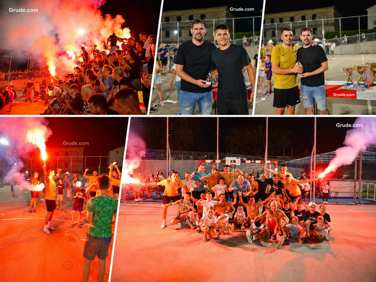 FOTO: GRUDE CENTAR uzeo povijesnu UNDECIMU, Ivan Ćorluka najtrofejniji igrač LMZ-a! Sovići juniorski prvaci