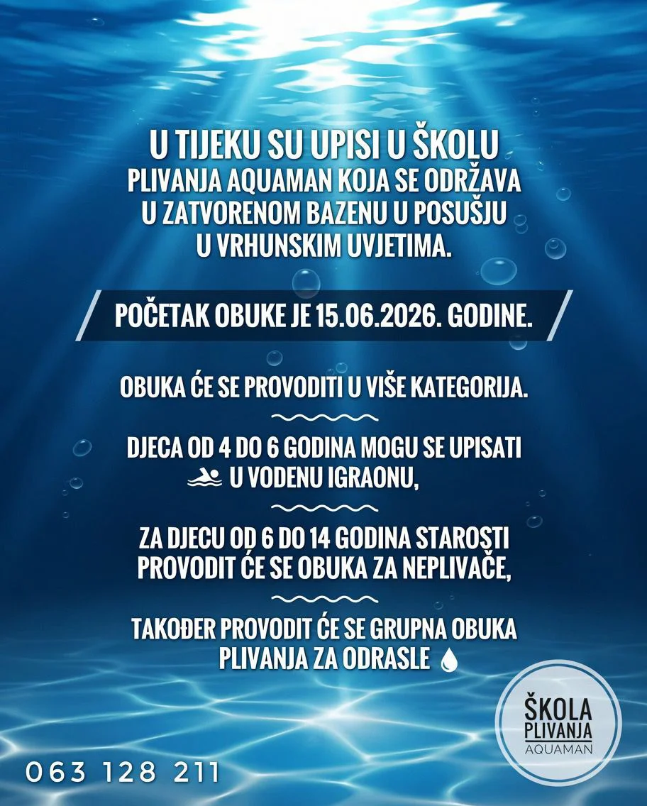 Aquaman i ove godine pokreće školu plivanja za više kategorija 2