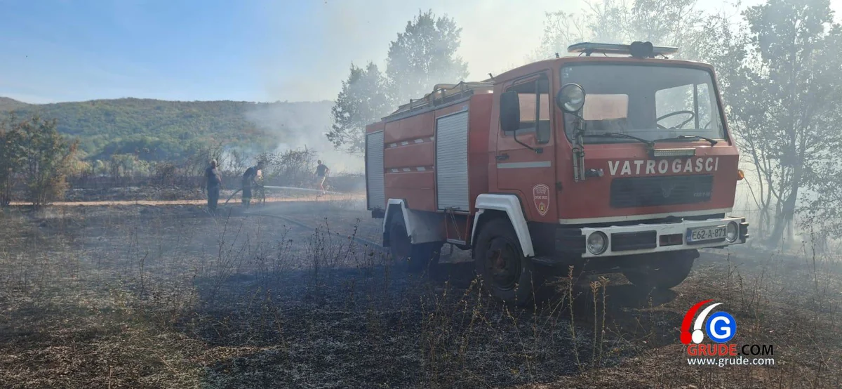 Grudski vatrogasci spasili kuću u Drinovcima FOTO