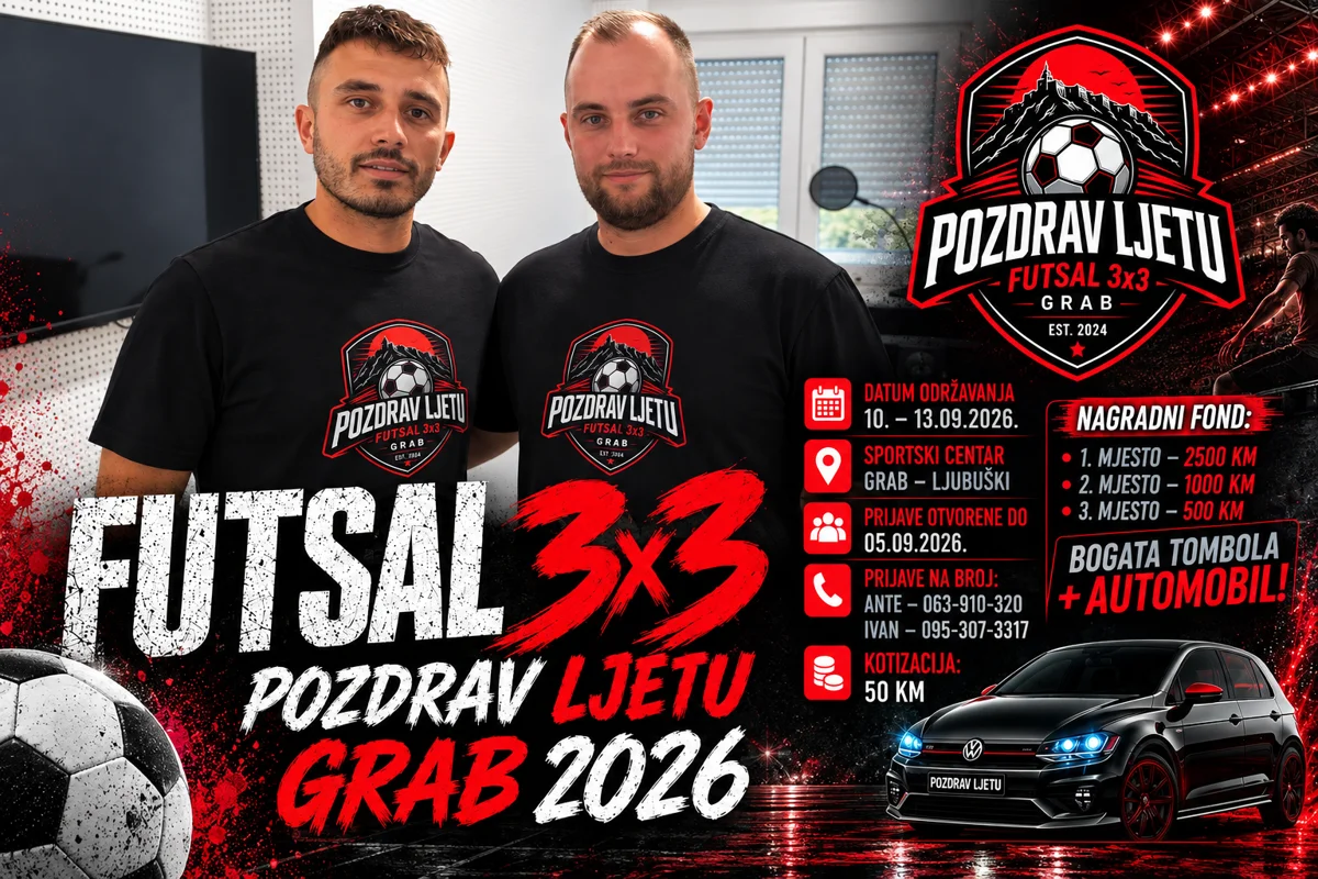 Grab spreman za veliki futsal spektakl: rekordnih 106 ekipa stiže na sportski centar