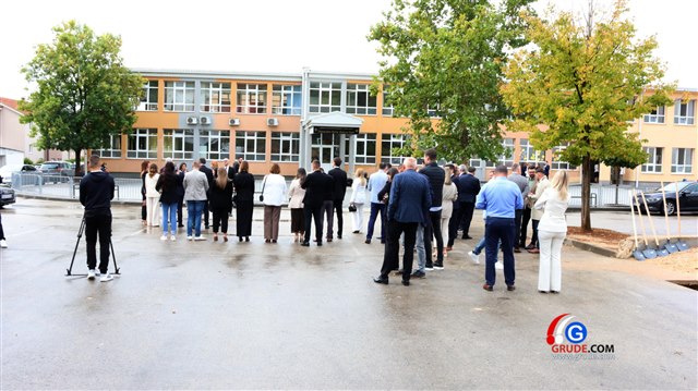 Polaganje kamena temeljca za buduće osnovnu i glazbenu školu Grude 1
