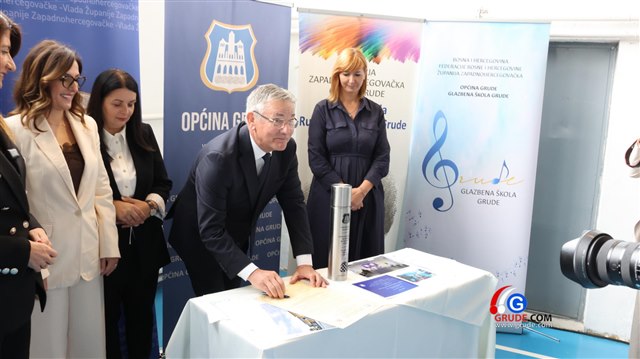 Polaganje kamena temeljca za buduće osnovnu i glazbenu školu Grude 22