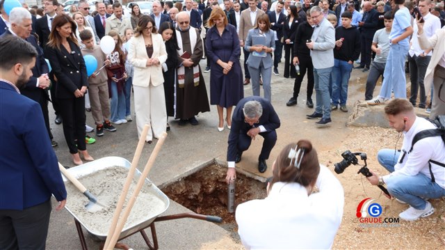 Polaganje kamena temeljca za buduće osnovnu i glazbenu školu Grude 26